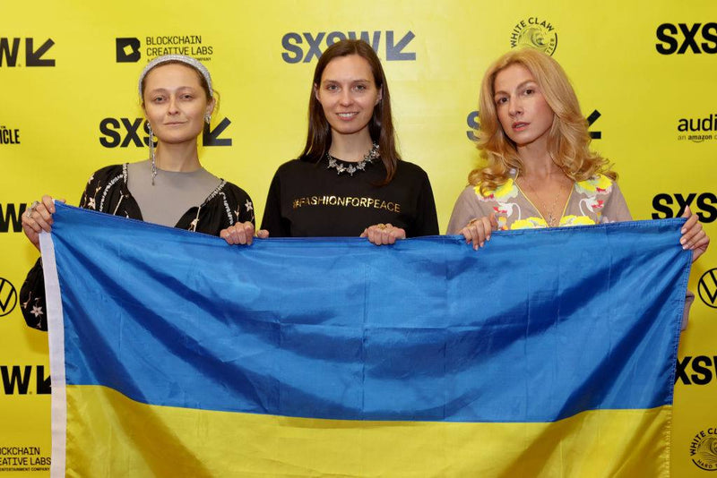SXSW response to SUPPORT UKRAINE and FASHION FOR PEACE initiatives
