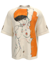 T-shirt - Standing Nude with Orange Drapery