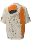 T-shirt - Standing Nude with Orange Drapery