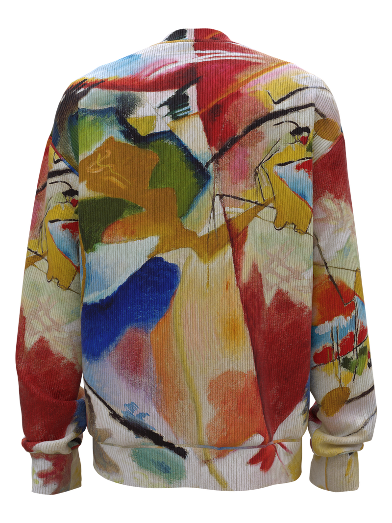Sweatshirt - Painting with Green Center