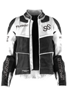 Black and White Moto Jacket