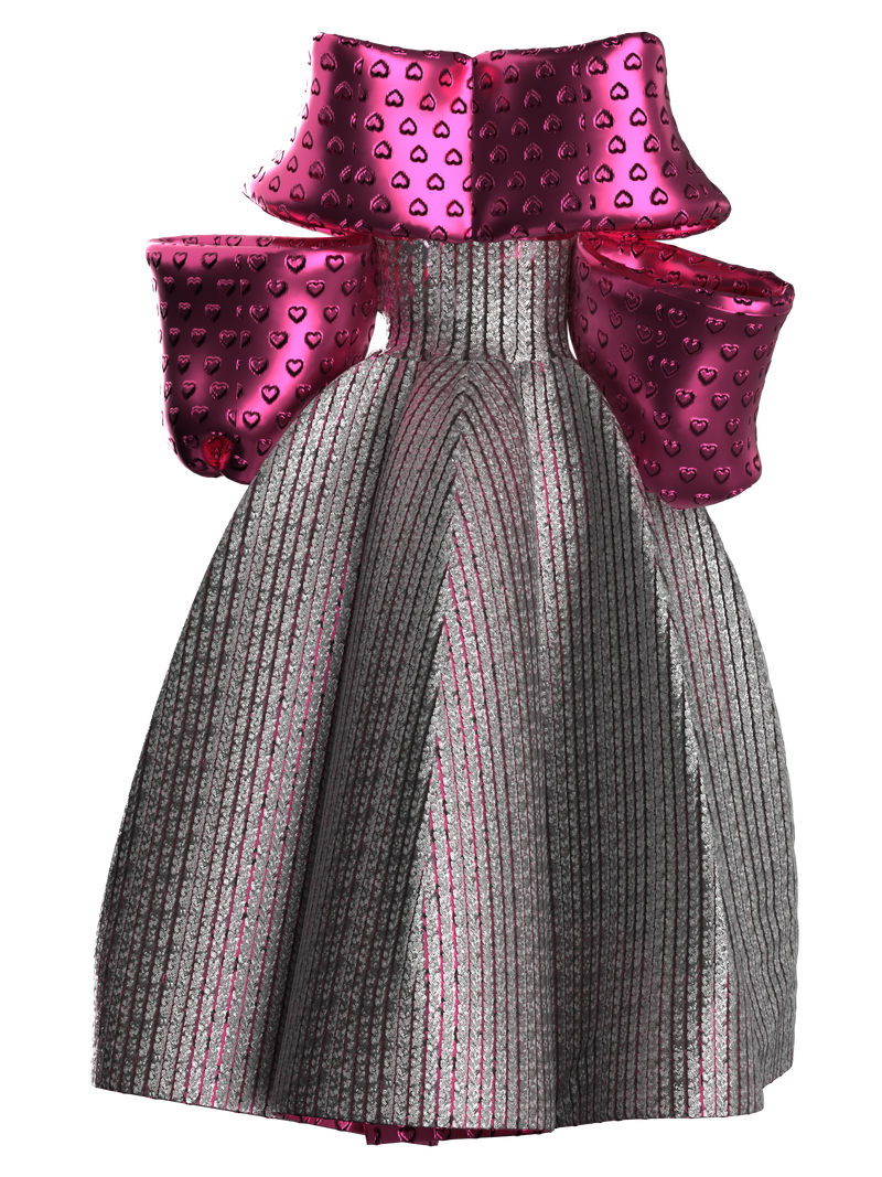 Pink love gift dress