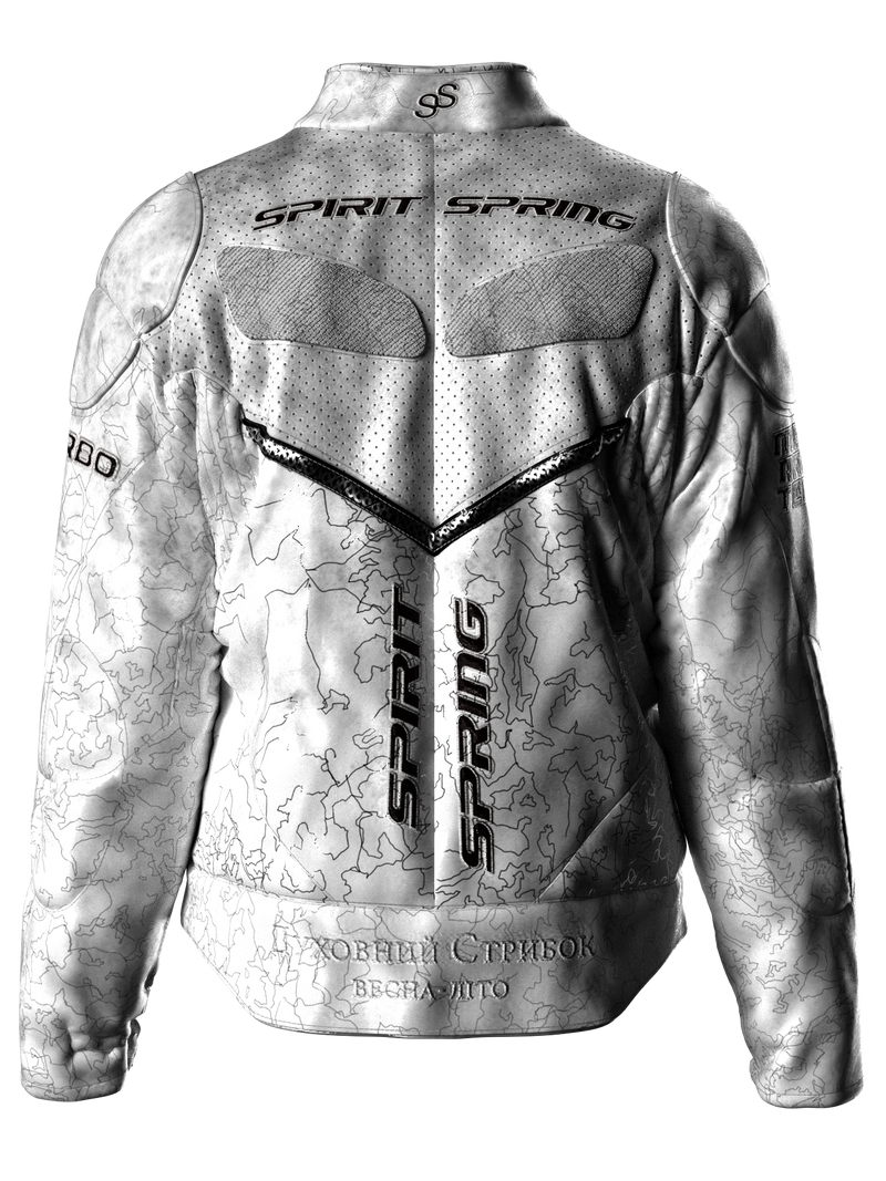 White Moto Jacket