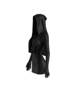 Black Dress With Hood