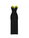 Black Green Bow Dress