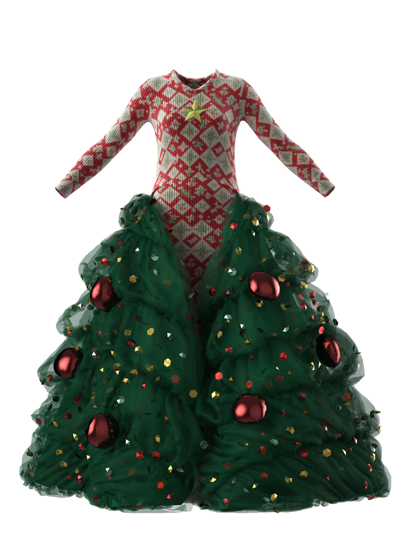 Christmas Gown-II-IV