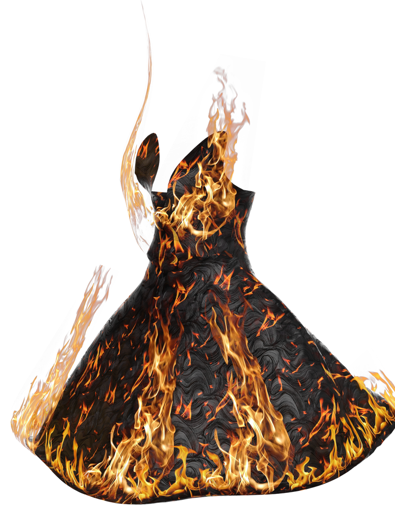 Flame Flicker dress