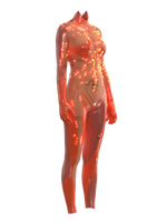 Leeloo Jumpsuit Orange (Opaque)