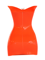 Orange Sequined Dress