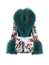 Faux-Fur With Embroidery Suit