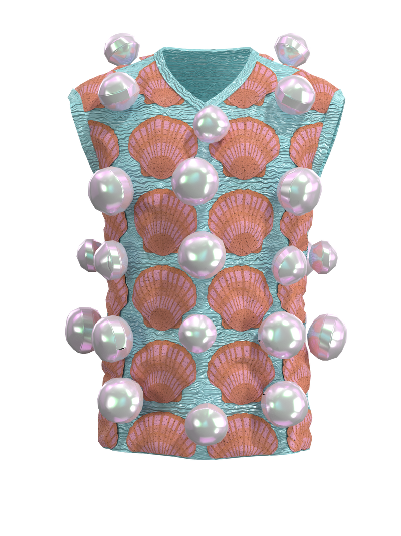Pearls and Shells Tank Top