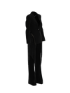 Fringed black suit