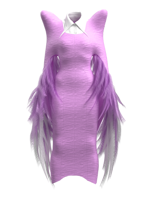 The creator dress in pink