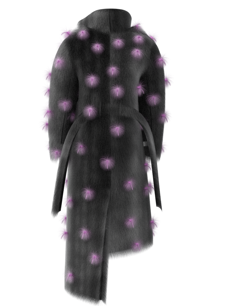 The Healer coat in pink