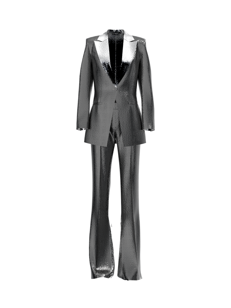 Metallic suit