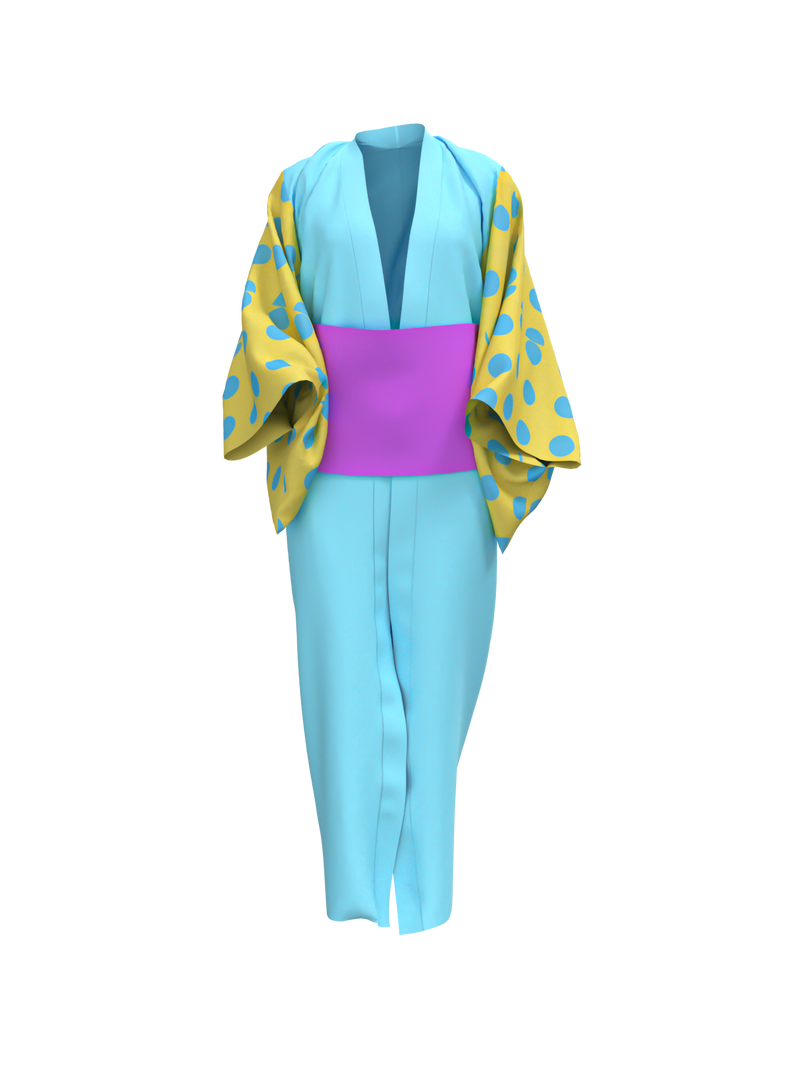 Digital kimono by Kota Yamaji
