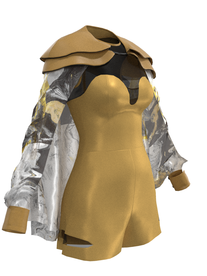 Evoke Outfit Gold/Marble
