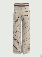 Trousers aniconic light pink