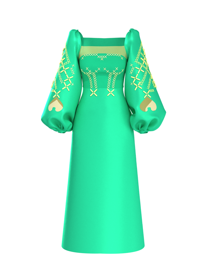 Dark Green Dress, Alena Akhmadullina