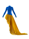 LUVI: Biflexible chiffon dress
