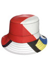 Bucket Hat-Composition with Red, Blue and Yellow