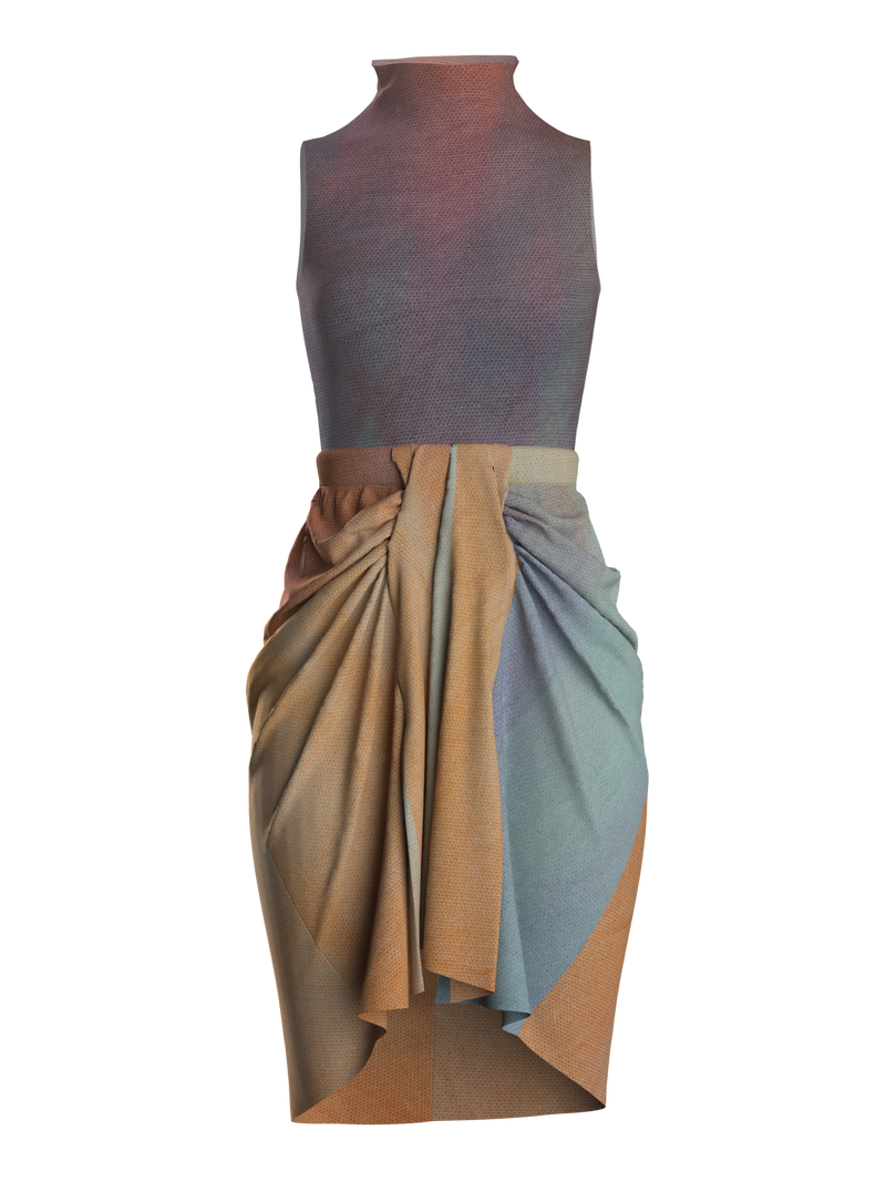 Demi Mock Neck_Cairo Skirt
