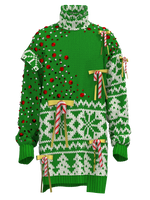 Lollipop sweater with crystals