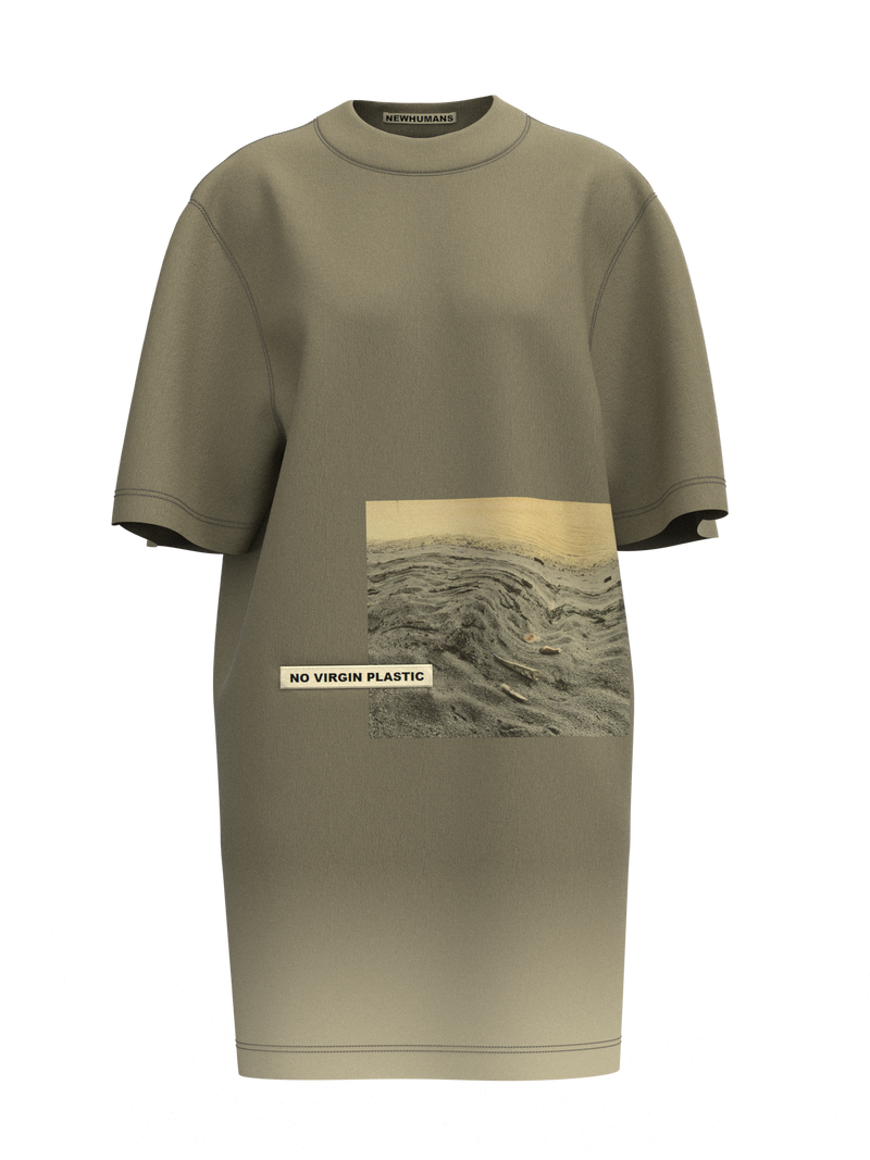 T-SHIRT DRESS - “ALL RIVERS LEAD TO THE OCEAN”