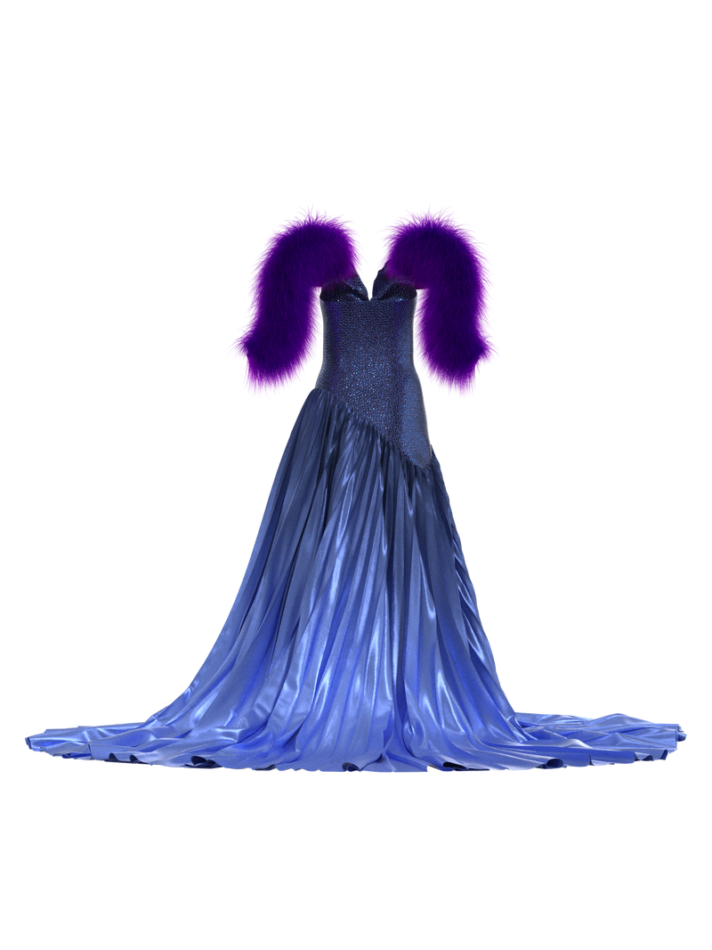 Cerulean blue queen