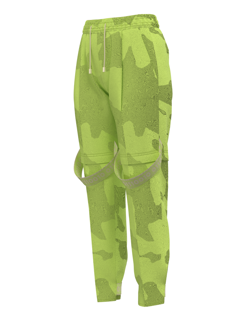 Unisex Pants Neon Green