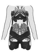 DiGi-BLOOM Bodysuit Female Black