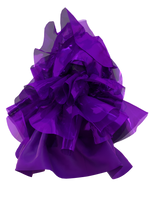 Purple ruffle dress