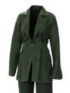 Leather Green Suit