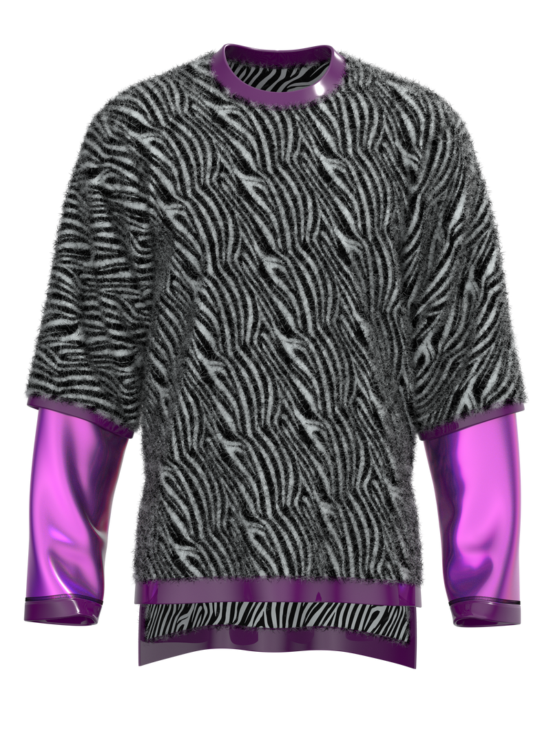Sweater Zebra loves u
