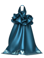 Satin gown