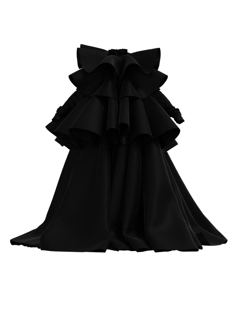 Black Dress_JABOT.LAYERS