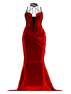 Dress red Nesa