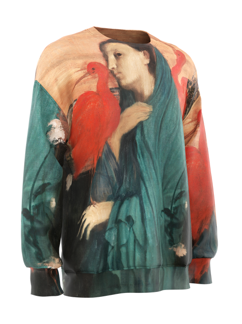 Sweatshirt - Young Woman with Ibis