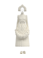 Dress with apron