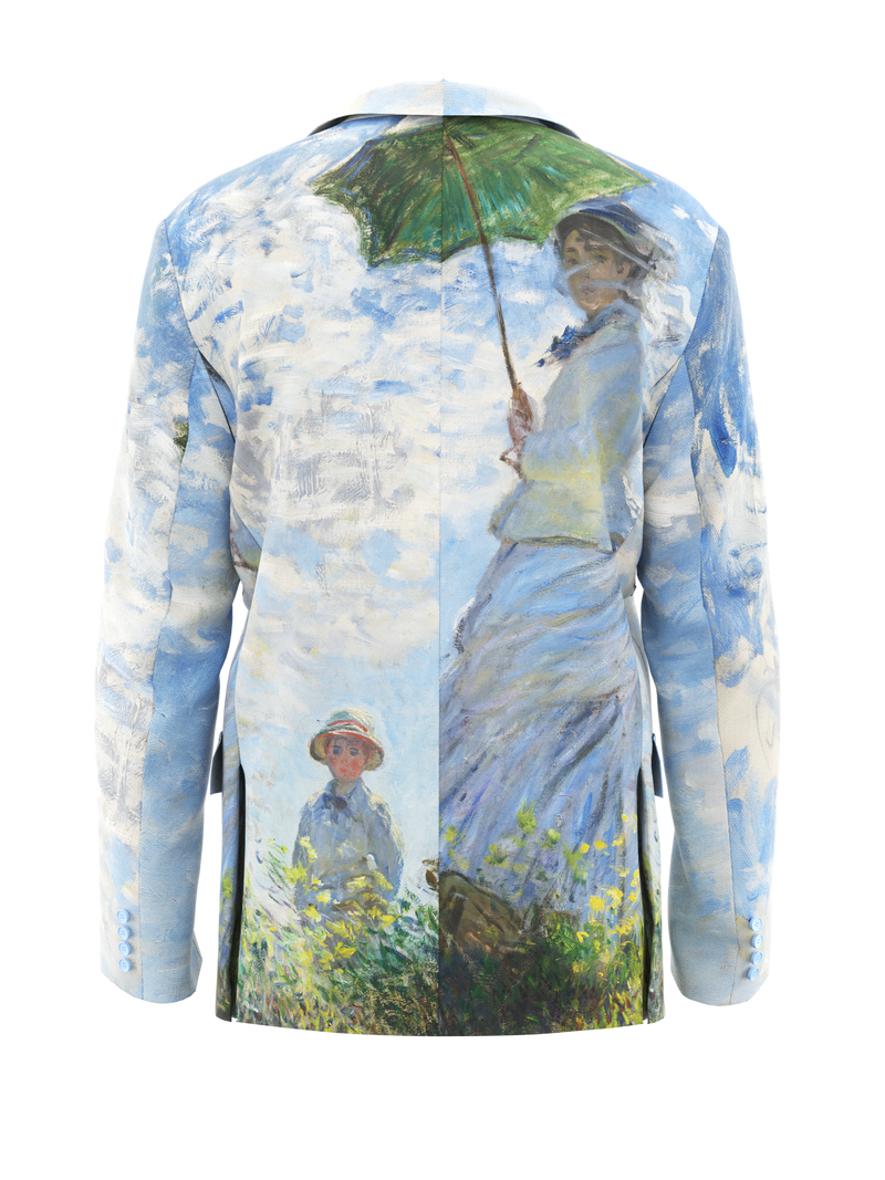 Blazer - Woman with a Parasol - Madame Monet and Her Son