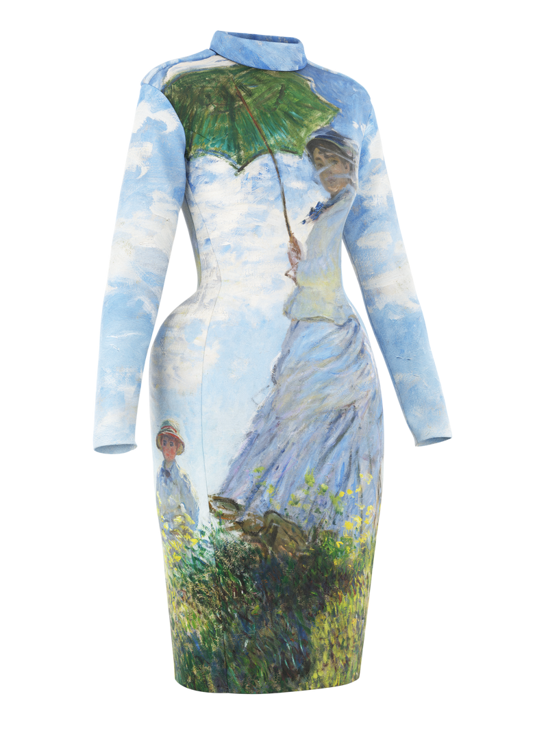 Space Dress - Woman with a Parasol - Madame Monet and Her Son