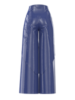 Geometric pants blue