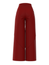 Geometric pants red