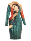 Space dress - Young Woman with Ibis