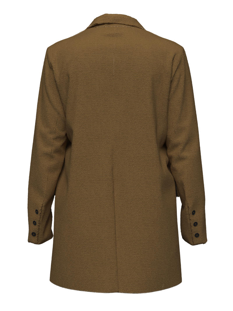 Jacket beige with green