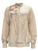 Sweatshirt - Portrait of a Woman