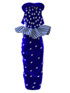 Mystical blue shell dress