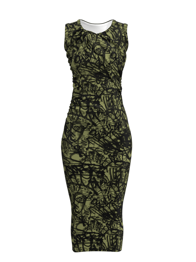 The Lily Dress - Curvazoid Army (Women's)