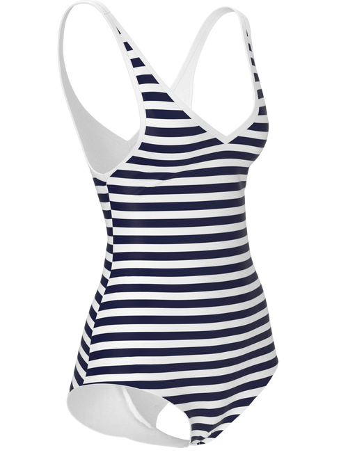 I Love to love Striped Object Swimsuit