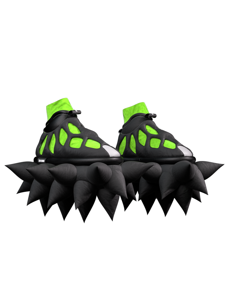 Inflatable Teeth Shoes Green